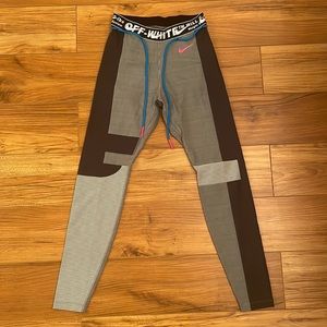 Off white x Nike leggings. Size medium. Worn once!!
